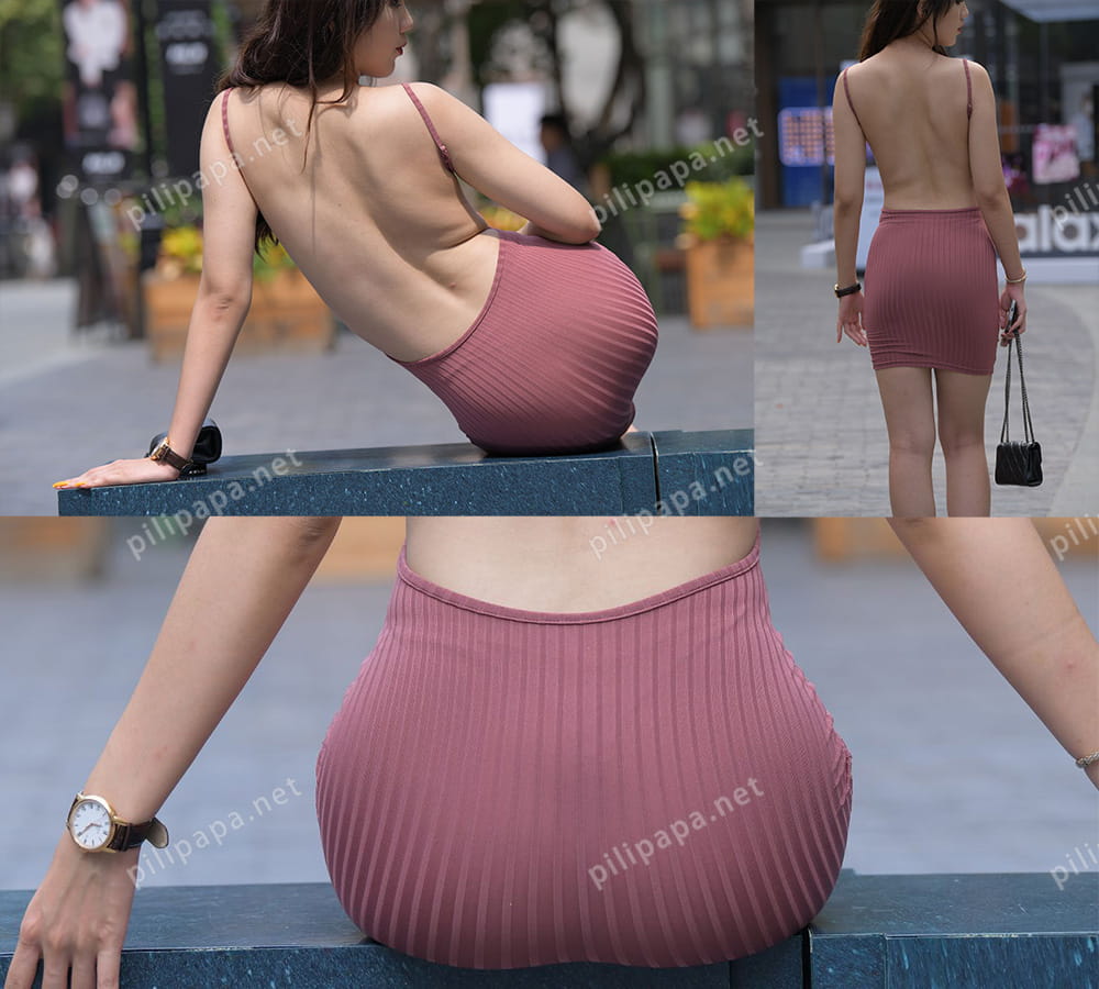 yantu693、[街拍]860.褐色包臀裙美女[图片视频15.75G]-琉璃社