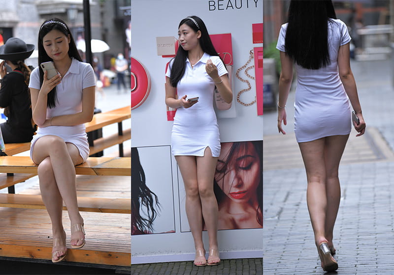 yantu671、[街拍]M879.白裙女子[图片5.52G]-琉璃社